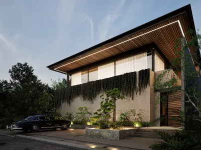 Modern House Design - Leben House 3D model