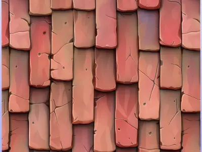  Stylized Roof Seamless Texture Texture get