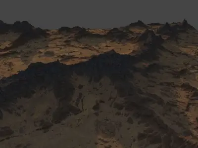 Mars Surface  3D model