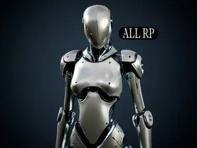 Robot 3 Low-poly 3D model purchase