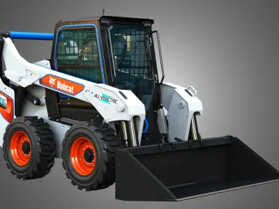 S7X All Electric Skid Steer Loader - Bucket 3D model