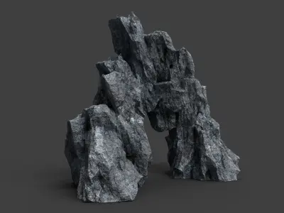 Rock 7-2 Low-poly 3D model purchase