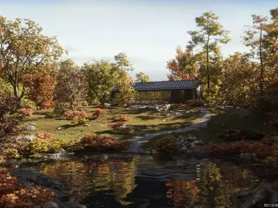 Maxtree Plant Models Vol 17 Low - Mesh 3D model