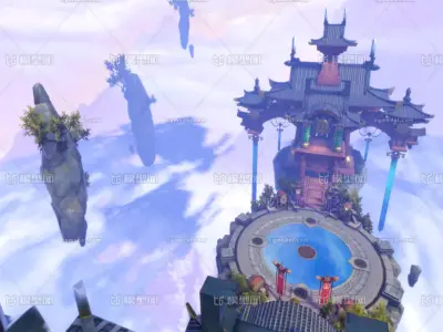 battle arena 3D model