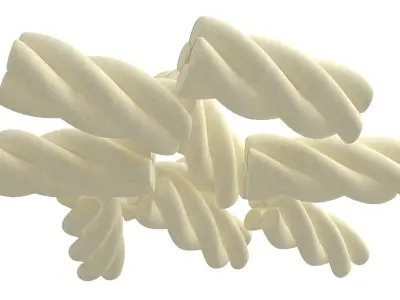 Marshmallows V2 005 Low-poly 3D model