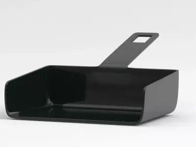 Flat Plastic DustPan Collection  3D Model Pack