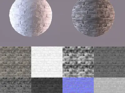 Cinder Block  Wall 01 Texture - Seamless Texture