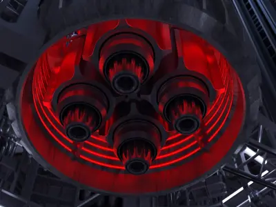  4 Sci-fi Interiors Set 