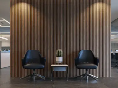 Modern Office Space 3D model