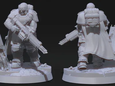Tempest Legion - Sniper Squad 3D print model