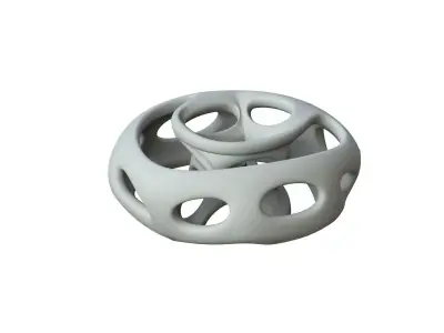 SciFi Cube Object No 65162 Low Poly Shape Low-poly 3D model
