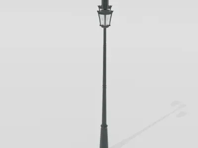 Street Lamp European Style Free 3D model