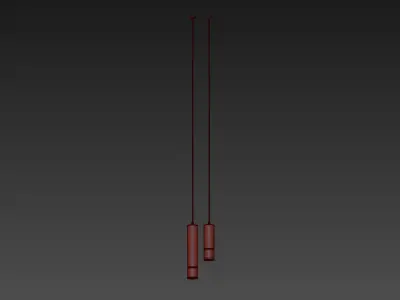 LIGHT FIXTURES HANGLAMP LUMINAIRE 3D model