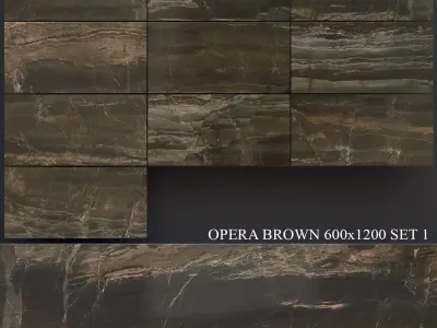 Peronda Opera Brown 600x1200 Set 1 3D model