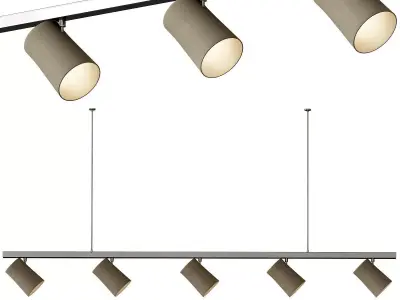 Chandelier railing hanging 3D model