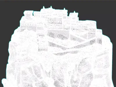 102Chinese style Potala Palace in Xizang 3D model