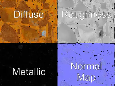 Woven Rattan Lamp Shade Model Pack Low-poly 3D model