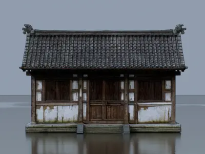 Traditional Chinese old building 3D model