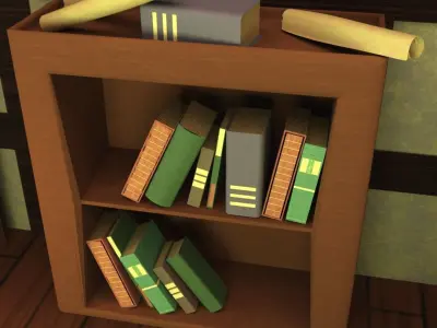 Stylized Room Free 3D model
