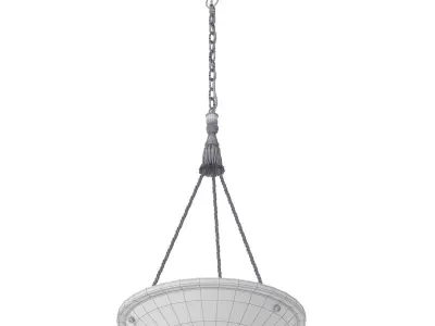 Hall Fixture Low-poly 3D model