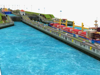  Panama Canal All Locks 