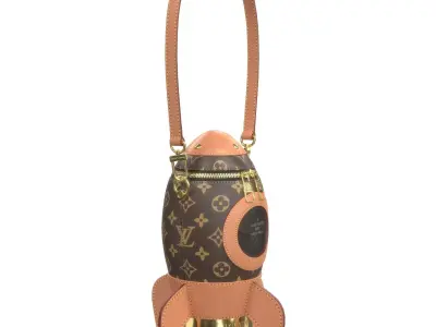 Louis Vuitton Rocket Shuttle Wallet Bag Low-poly 3D model