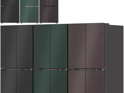 Samsung Refrigerator Collection 08 3D model