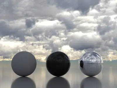 Skydome HDR - Overcast Cloudy Afternoon - 3 Texture