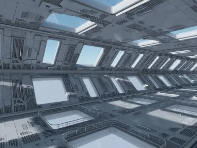 Sci-Fi Interior 103 3D model