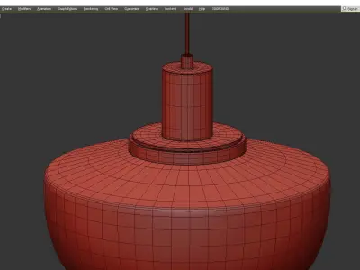 INDA chandelier Low-poly 3D model