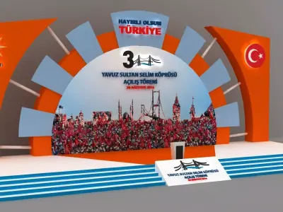 Special Outdoor Stage 105 3D model