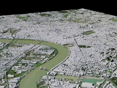 Bordaux - France 3D model