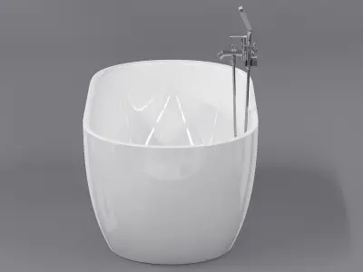 Freestanding Bathtub 3D model