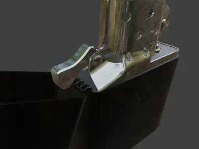 Zippo style gasoline lighter Free 3D model