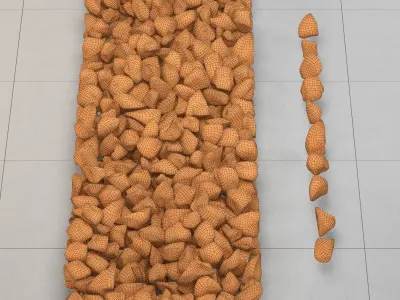 Stone glacial wite 3D model