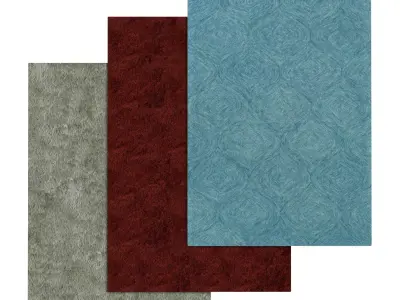 Rug Set 981 3D model