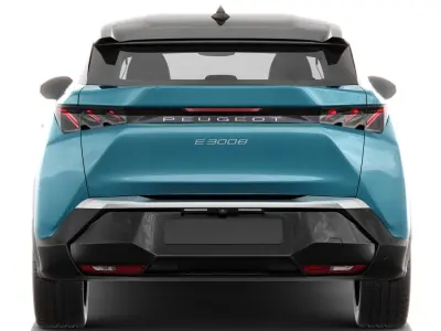  Peugeot 3008 e-3008 2025 with interior 