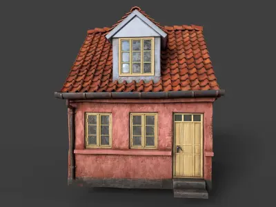 European House A1 3D model-texture 3D model