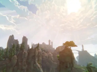 Big Low-Poly Environment Collection Low-poly 3D model