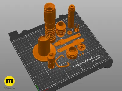 Ezra Bridger Third Lightsaber from Ahsoka 3D print model