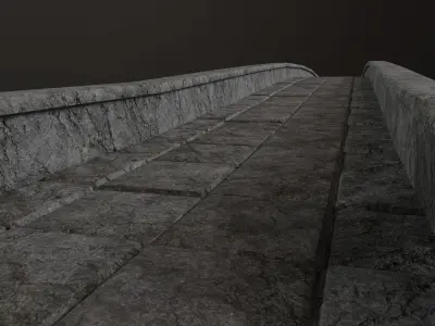 Stone Bridge Free 3D model