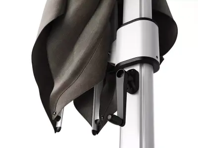 E patio umbrellas 3D model