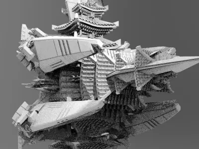 Cyberpunk Emperor Mega city 7  3D model
