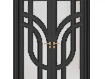 Entrance door set231 3D model