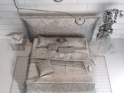 Felis Parker bed 3D model