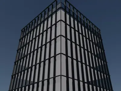 Building facade in concept 2403 3D model