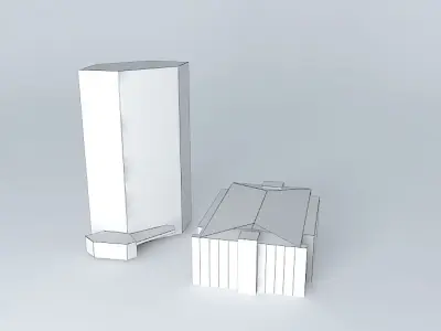 Gedung BRI 1 3D model