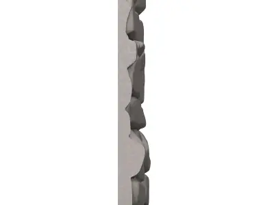 Grungy Rock Retaining Wall 3D print model purchase