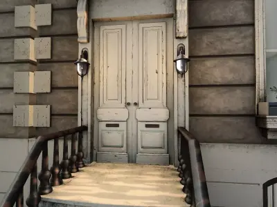 City Appartement Low-poly 3D model