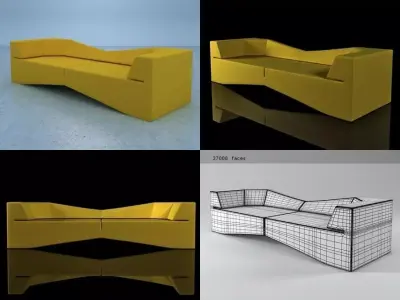 Xo Sofa 3D model